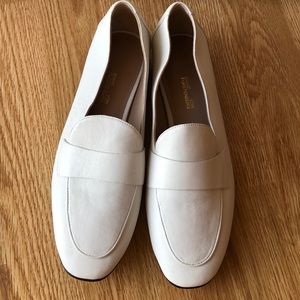 Diane Von Furstenberg White Loafers 35.5